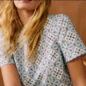 NWT Sézane Annabelle Blouse 36